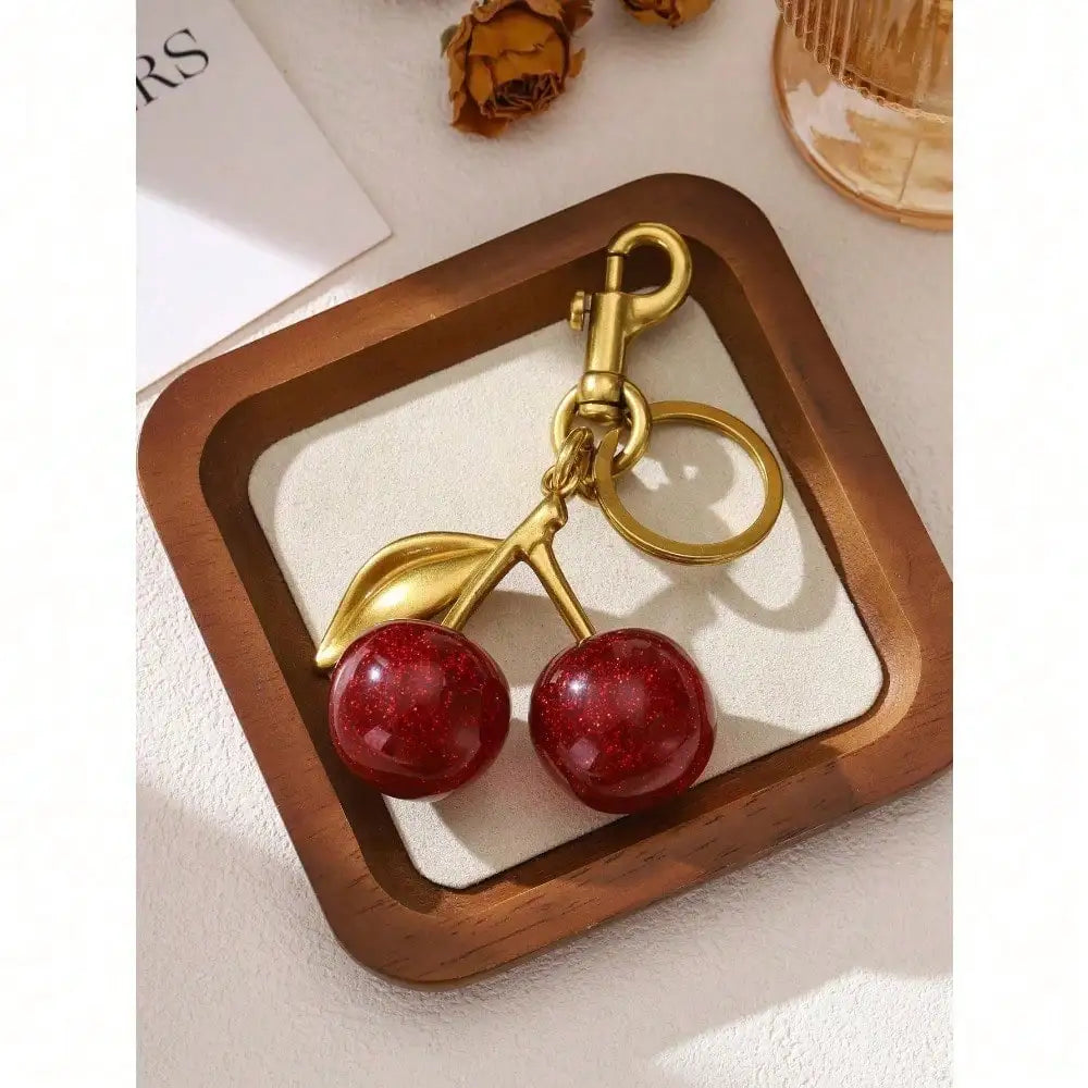 Shiny Cherry Shaped Pendant