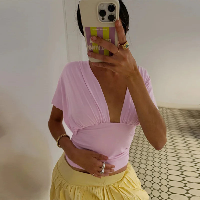 Ruched Crop Top