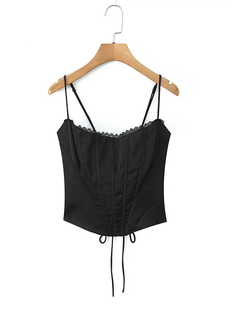 Satin Fish-bone Corset