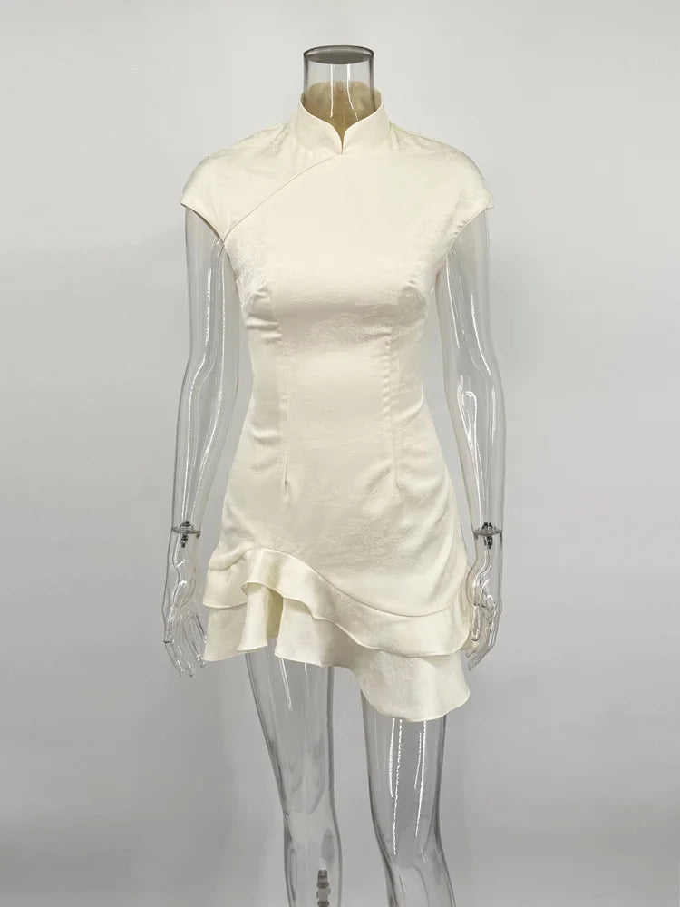 Ruffled Elegant Party Dress