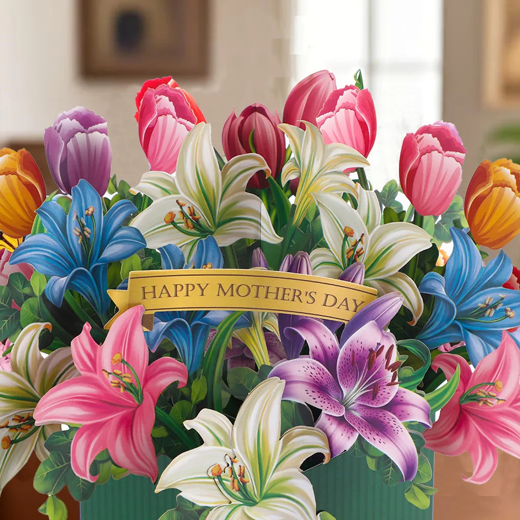 Flower Greeting Card for Mother's Day