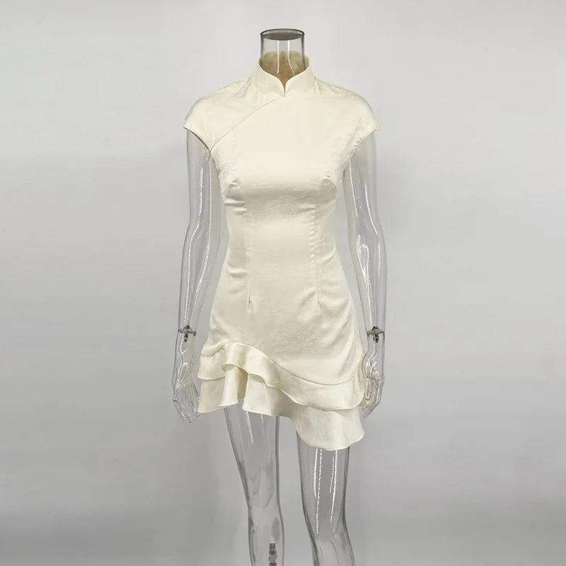Ruffled Elegant Party Dress