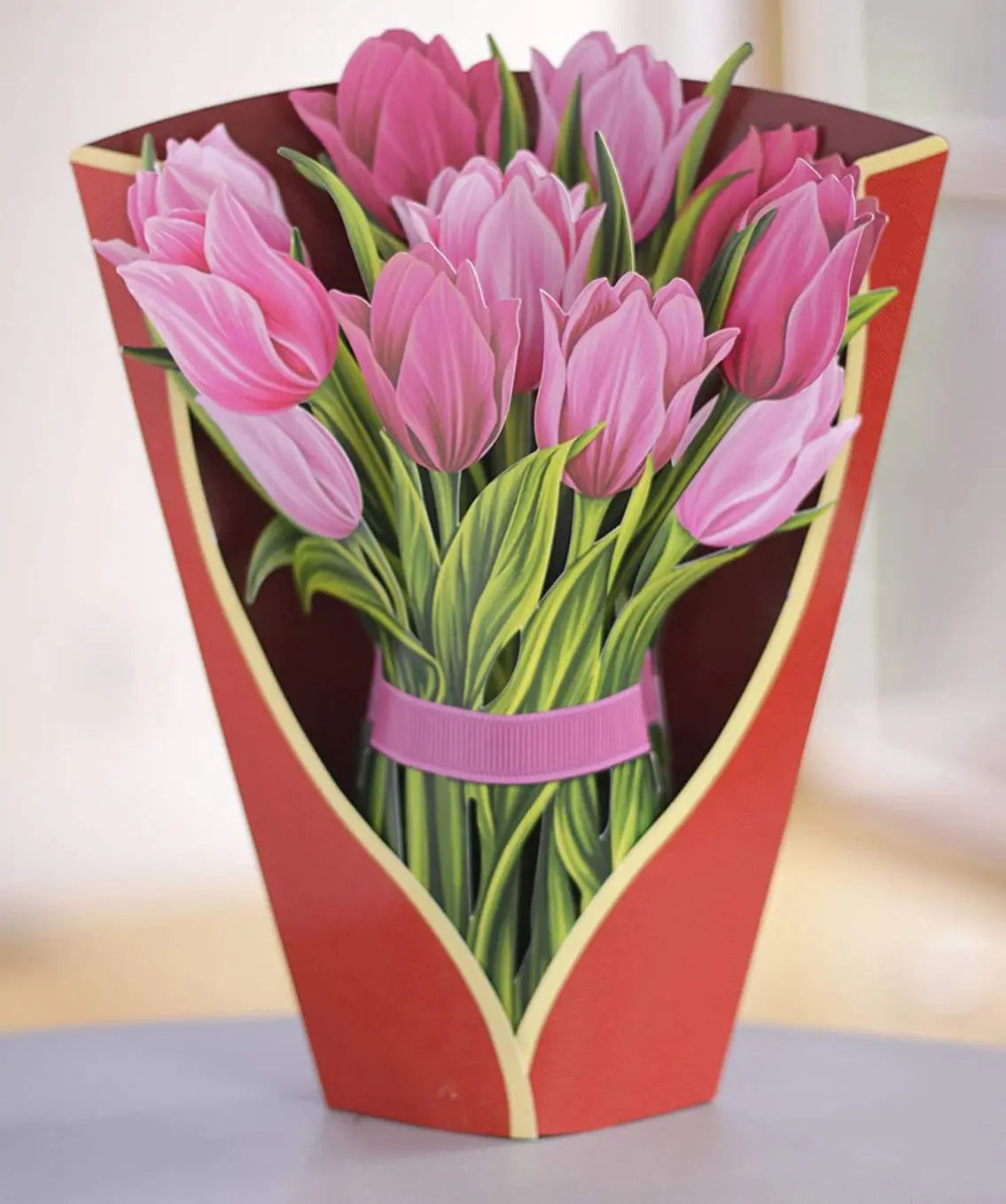 Flower Card Carnation Rose for Mother's Day
