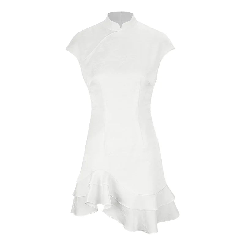 Ruffled Elegant Party Dress