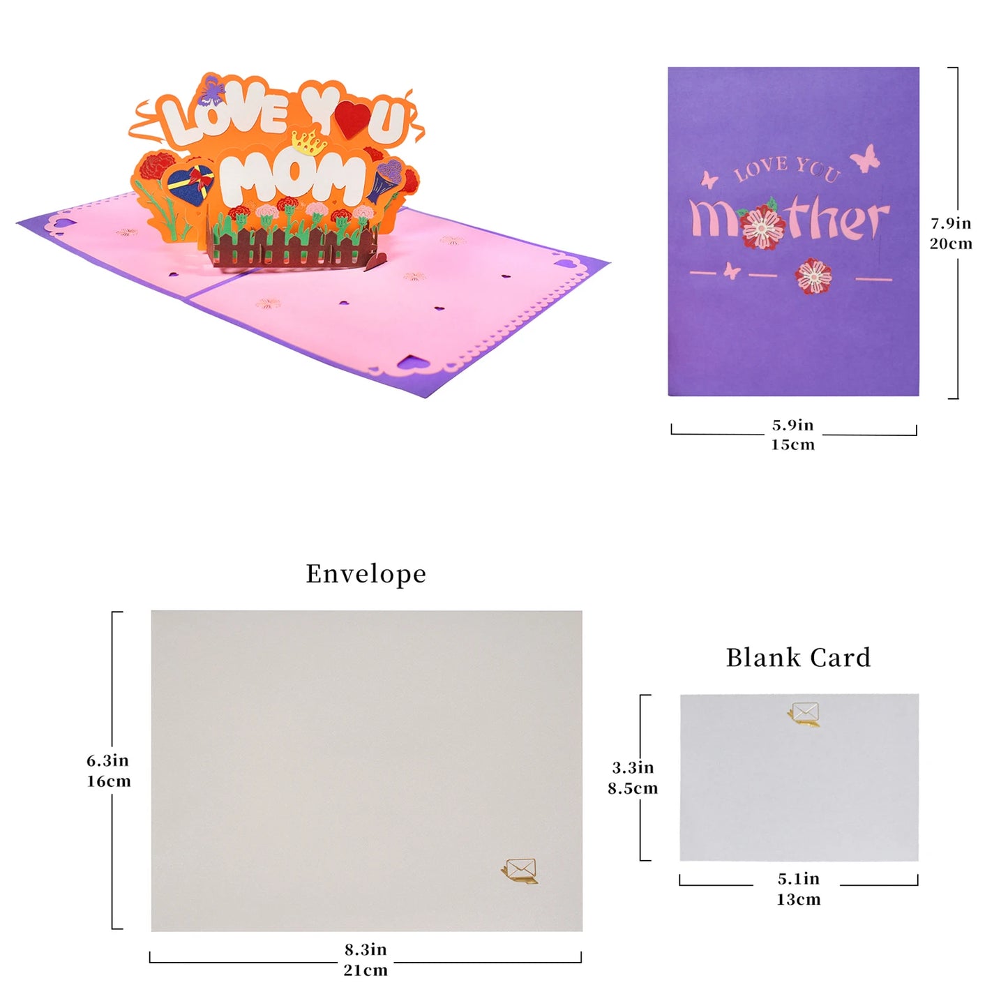 3D Happy Mother's Day Card