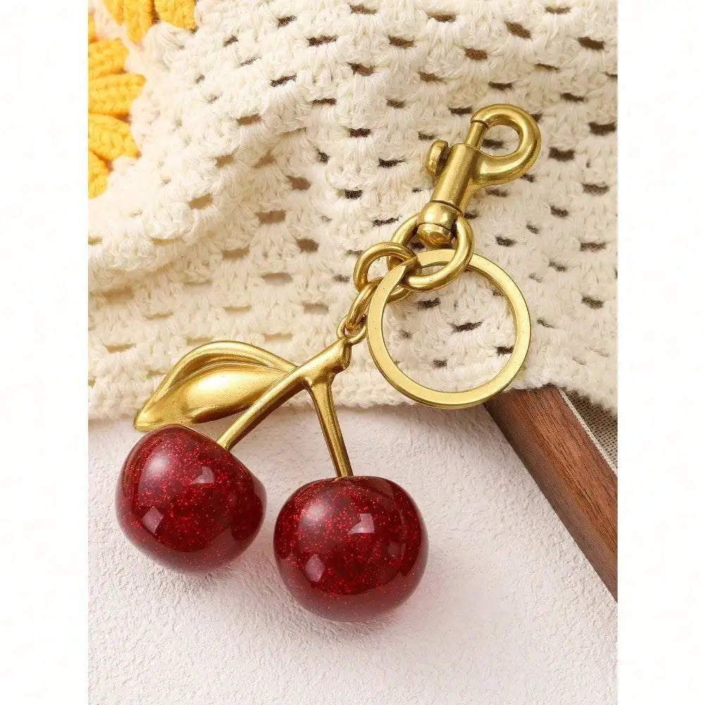 Shiny Cherry Shaped Pendant