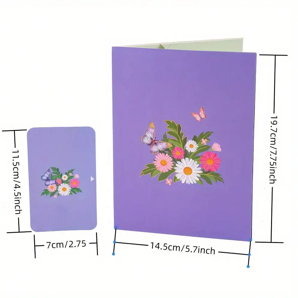 Colorful Butterflies & Daisies, Perfect For Mother's Day