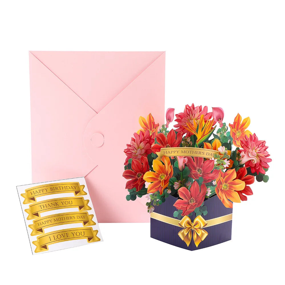 Flower Greeting Card for Mother's Day
