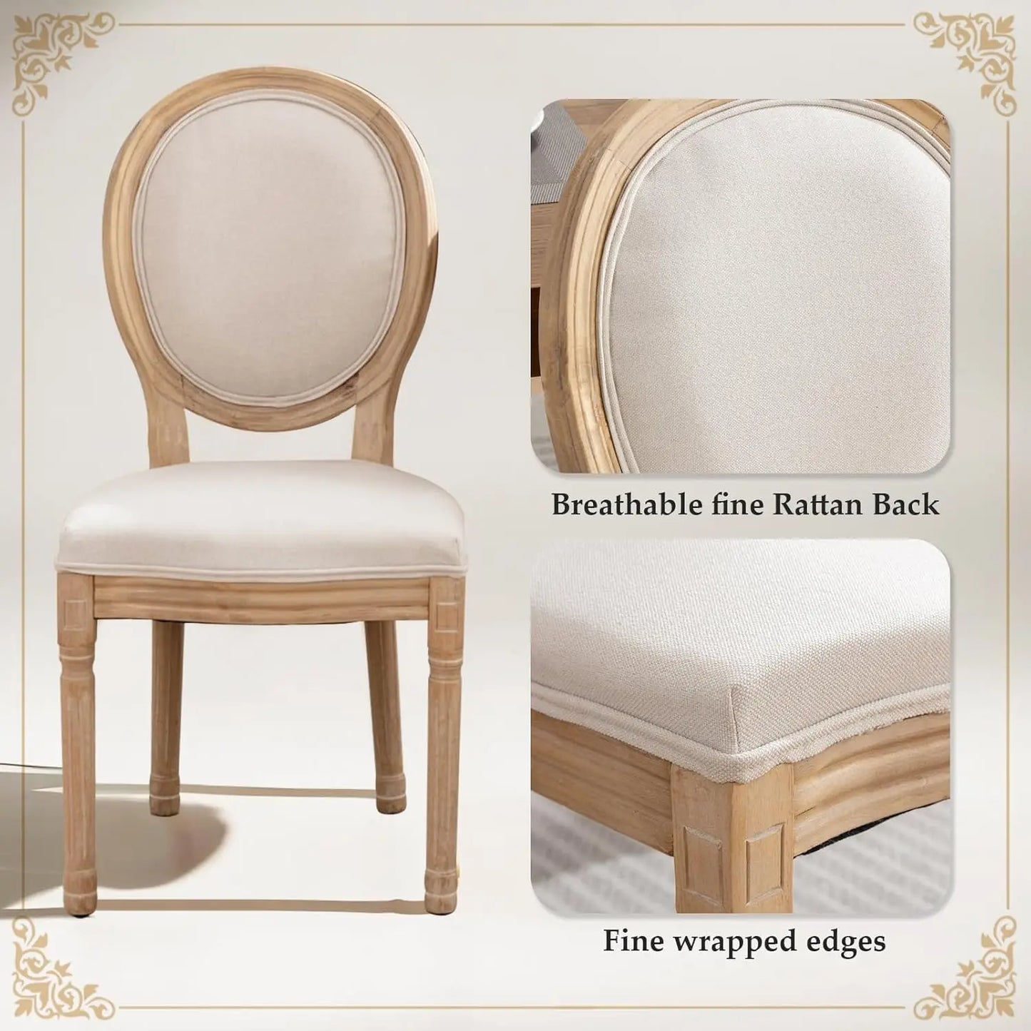 Farmhouse Dining Chairs Set