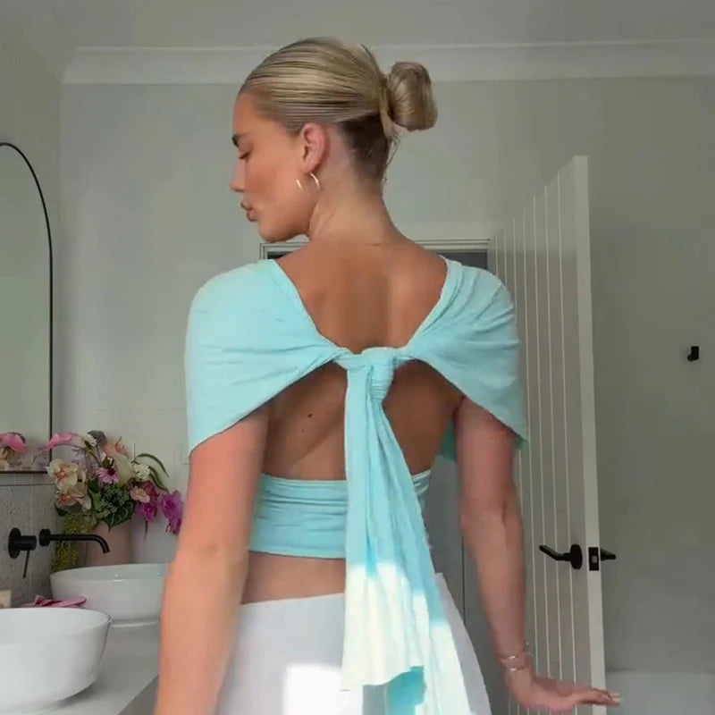Ruched Crop Top