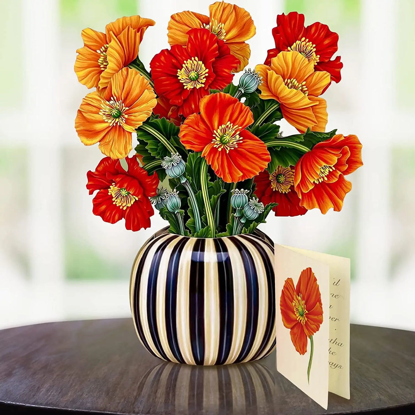 Flower Card Carnation Rose for Mother's Day