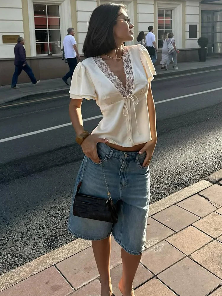 Lace Summer Top