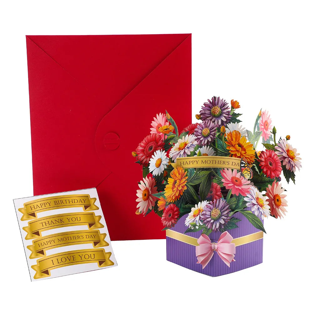 Flower Greeting Card for Mother's Day