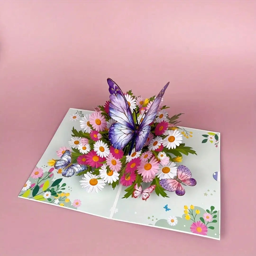 Colorful Butterflies & Daisies, Perfect For Mother's Day
