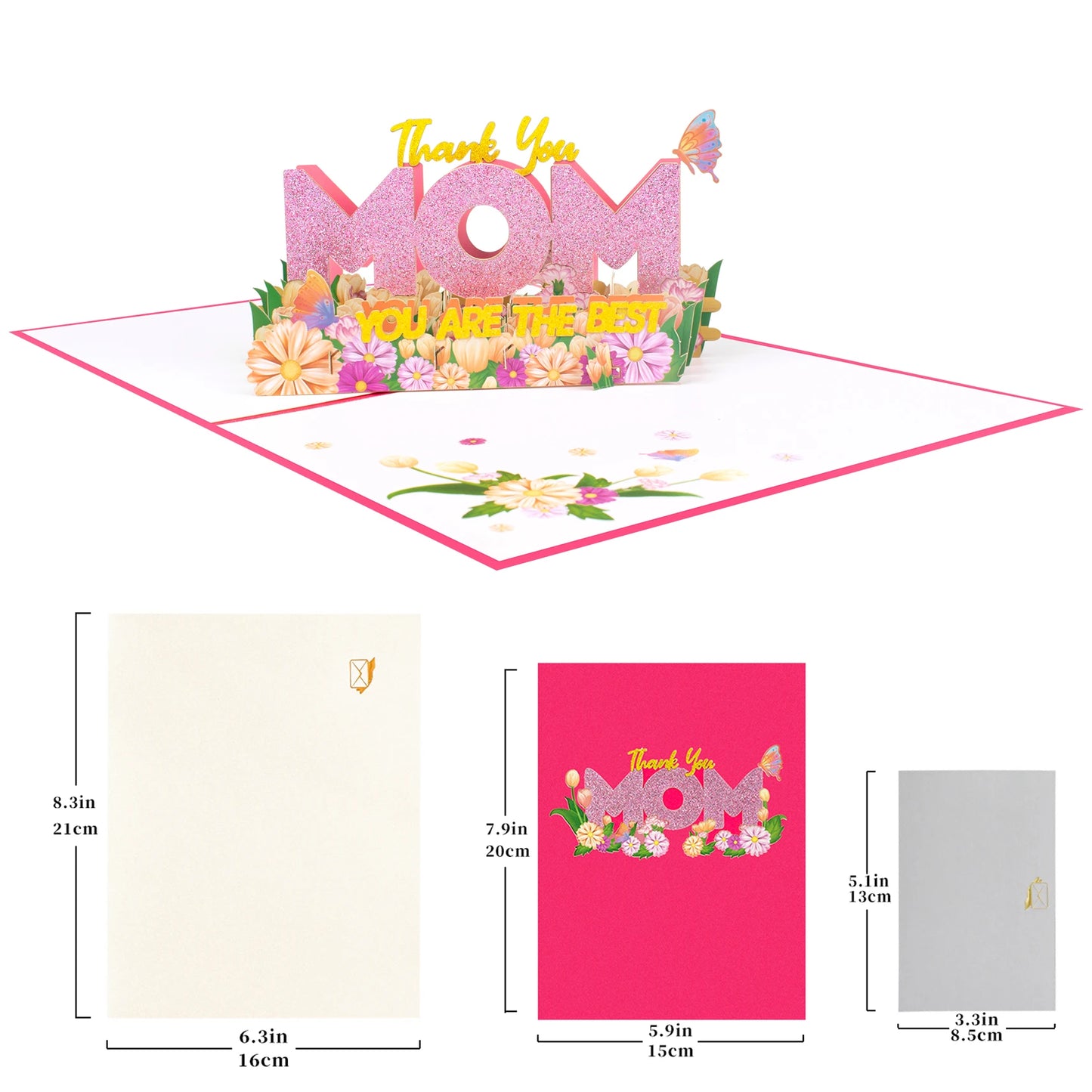 3D Happy Mother's Day Card