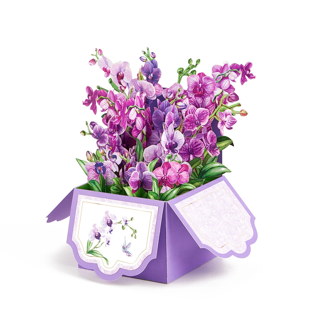 Butterflies Flower Pop Up Cards Mother's Day