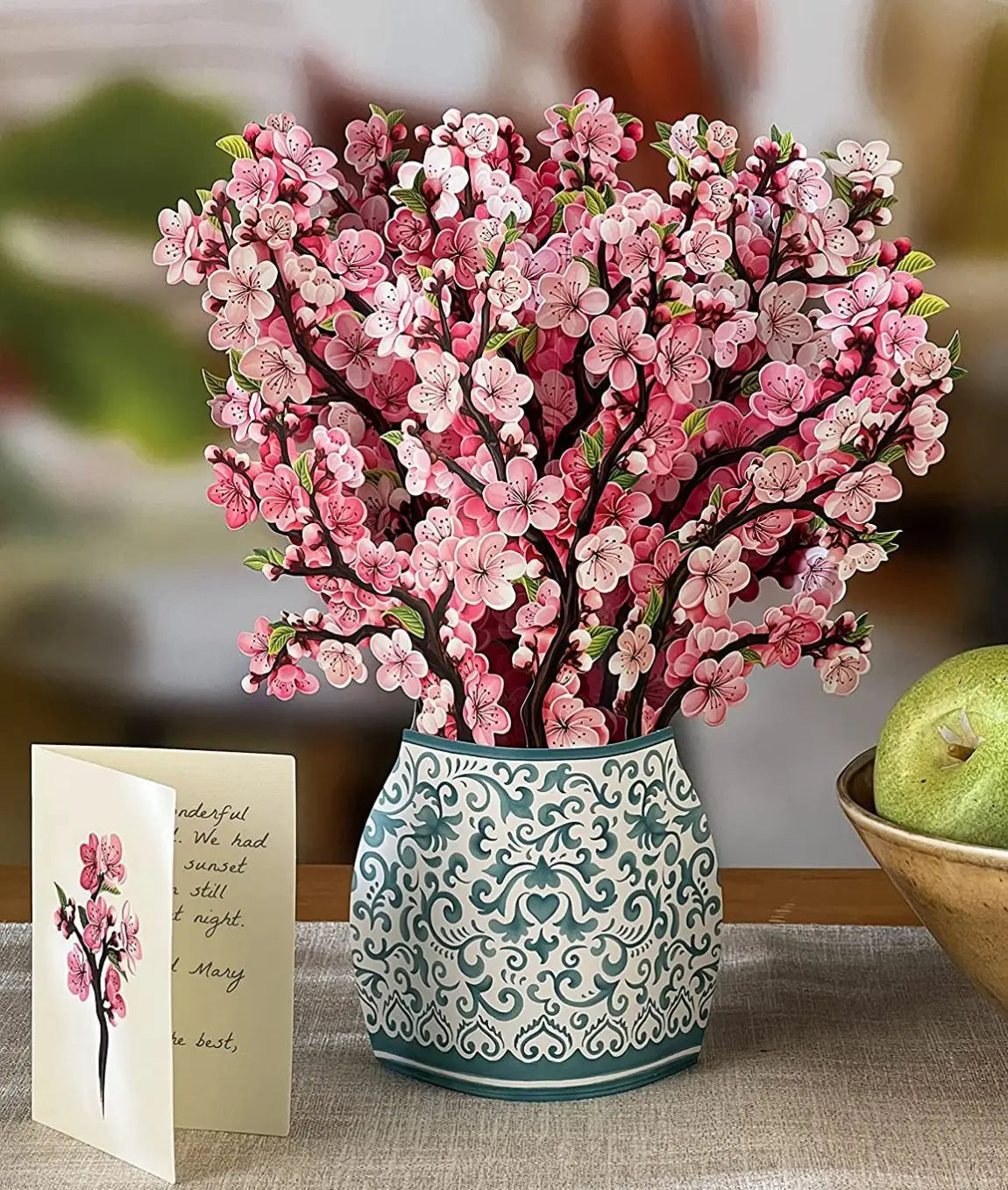 Flower Card Carnation Rose for Mother's Day