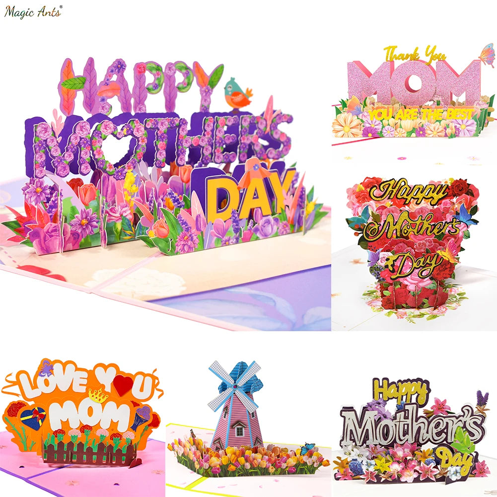 3D Happy Mother's Day Card