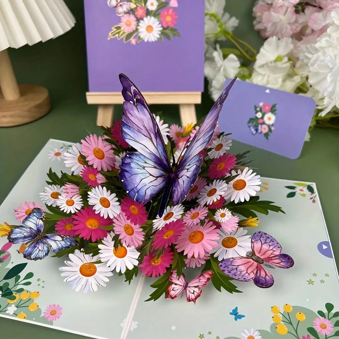 Colorful Butterflies & Daisies, Perfect For Mother's Day