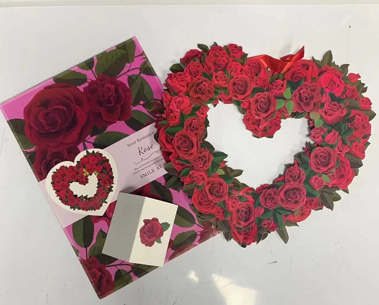 Flower Card Carnation Rose for Mother's Day