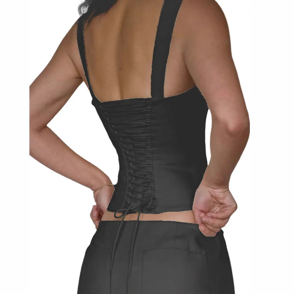100% Cotton Corset Top