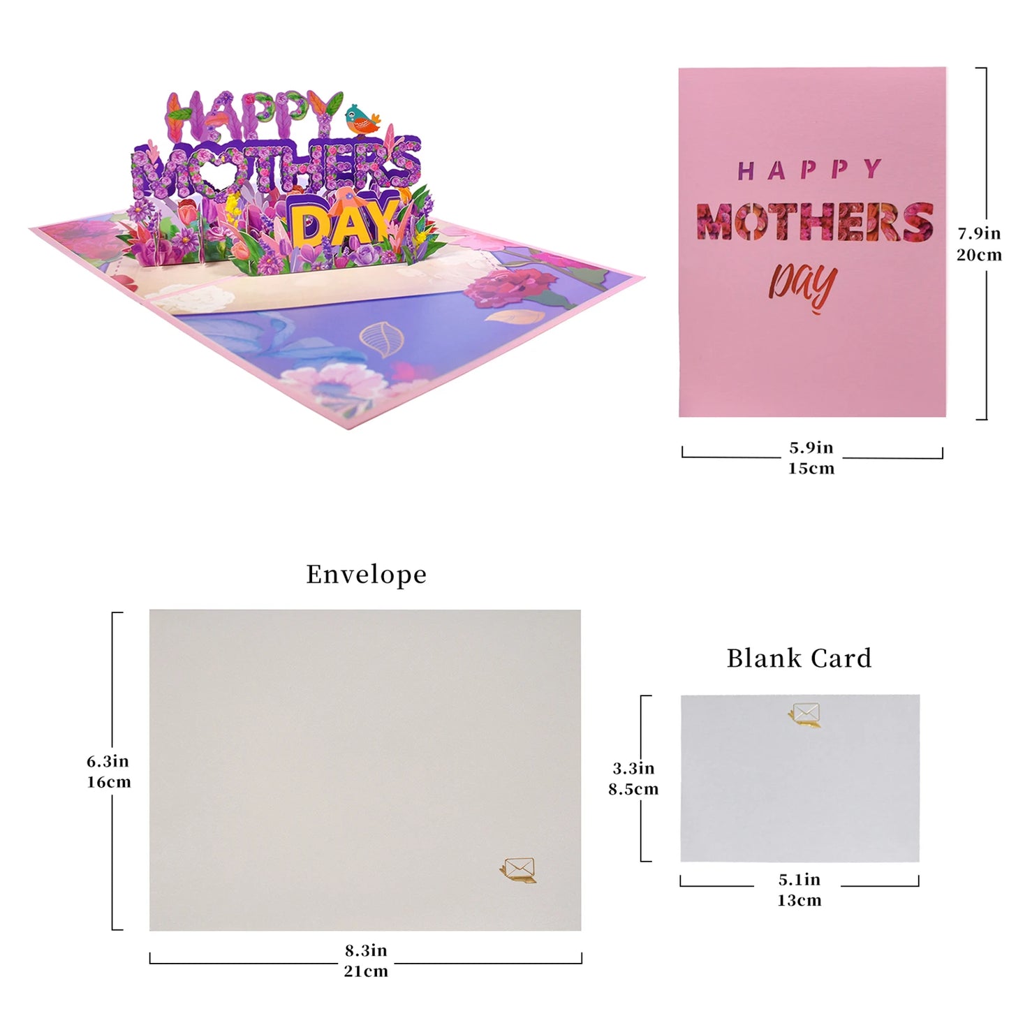 3D Happy Mother's Day Card