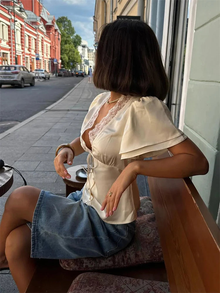 Lace Summer Top