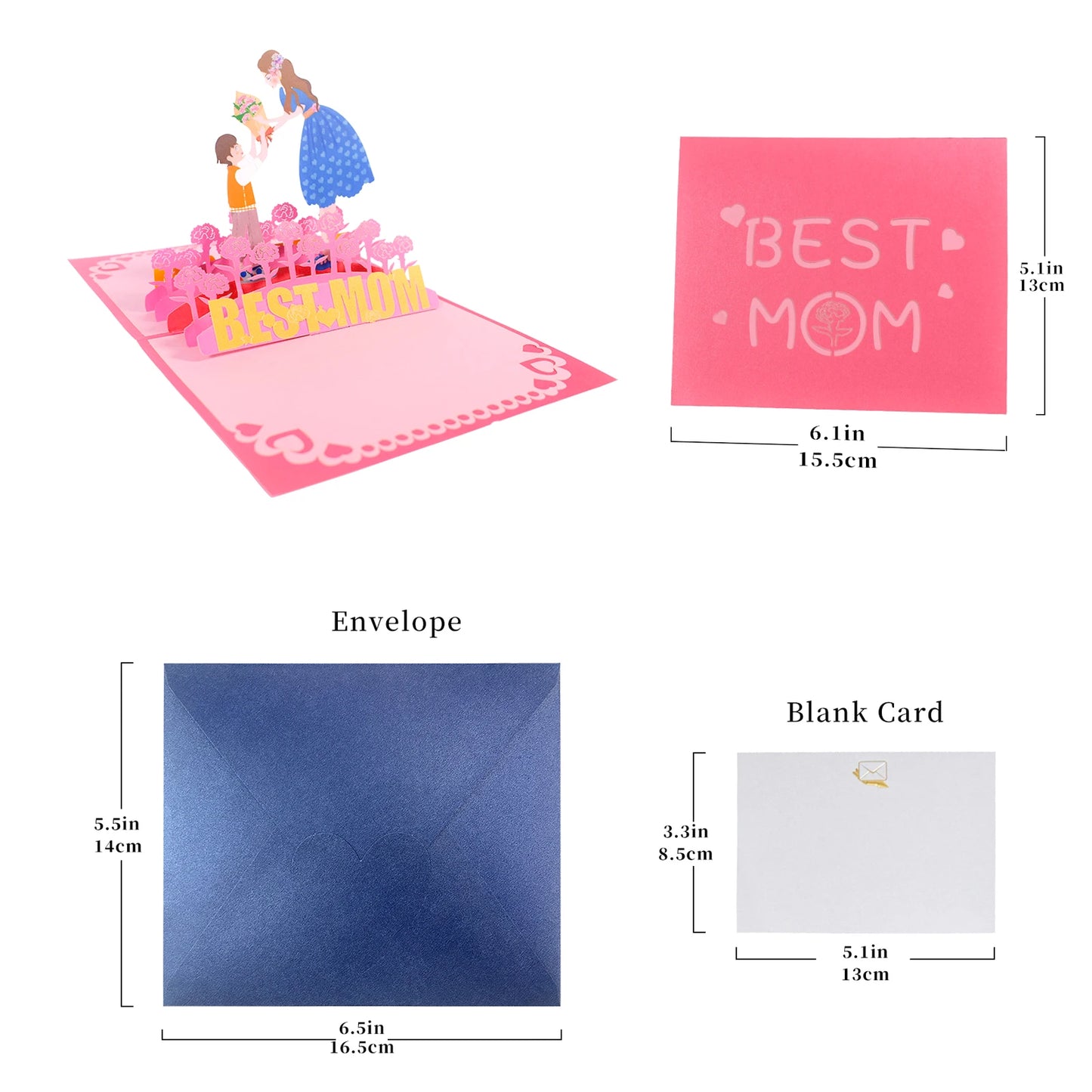 3D Happy Mother's Day Card