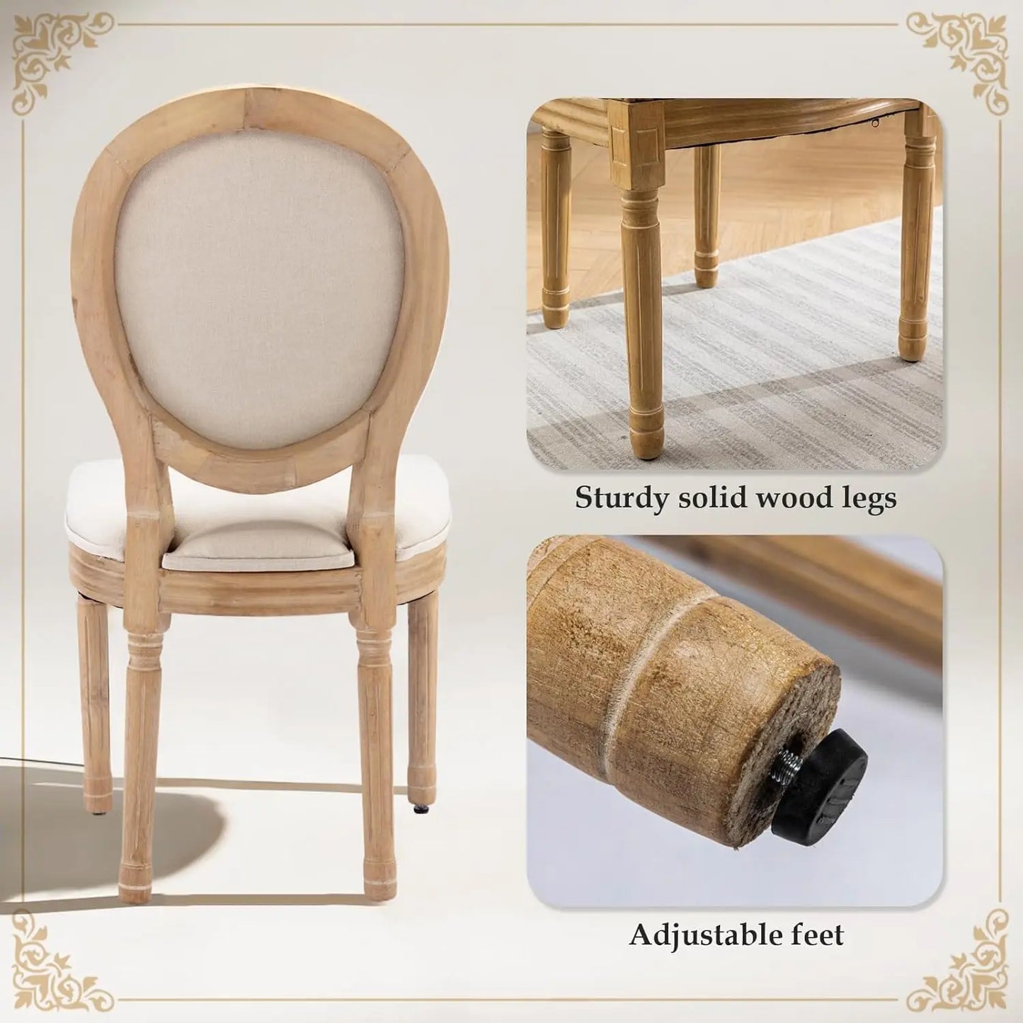 Farmhouse Dining Chairs Set