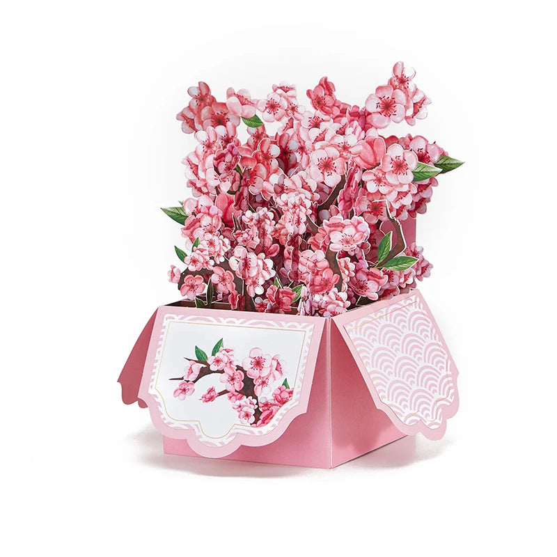 Butterflies Flower Pop Up Cards Mother's Day