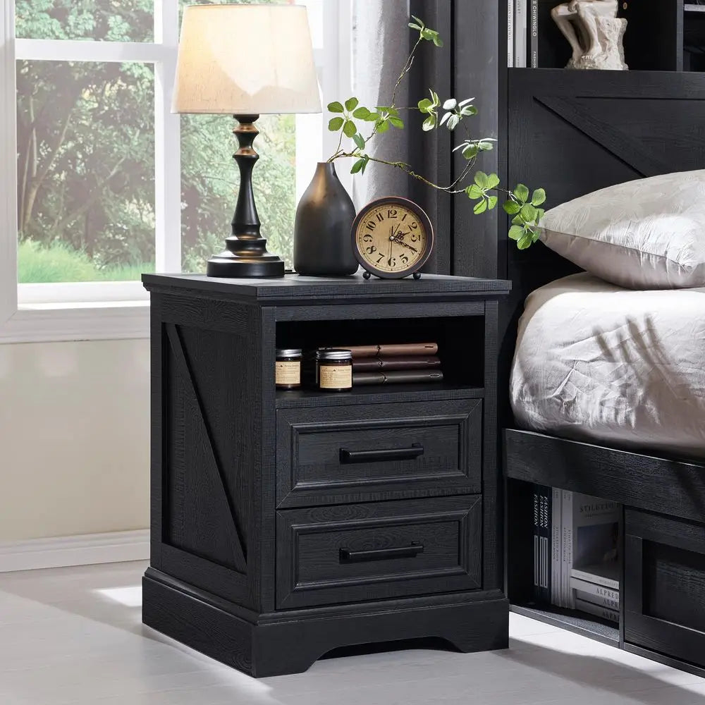 18 Farmhouse Nightstand End Table