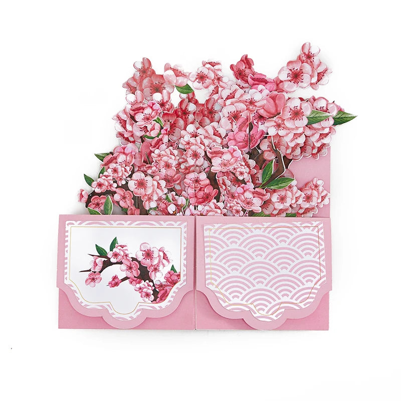 Butterflies Flower Pop Up Cards Mother's Day