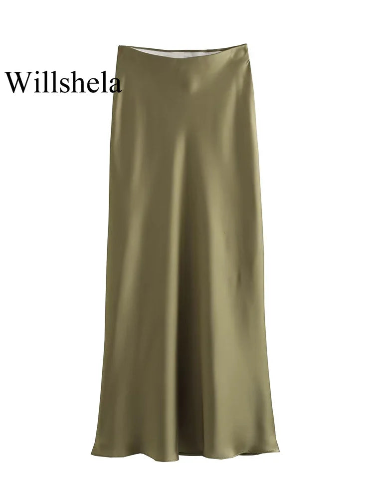 Satin Skirt