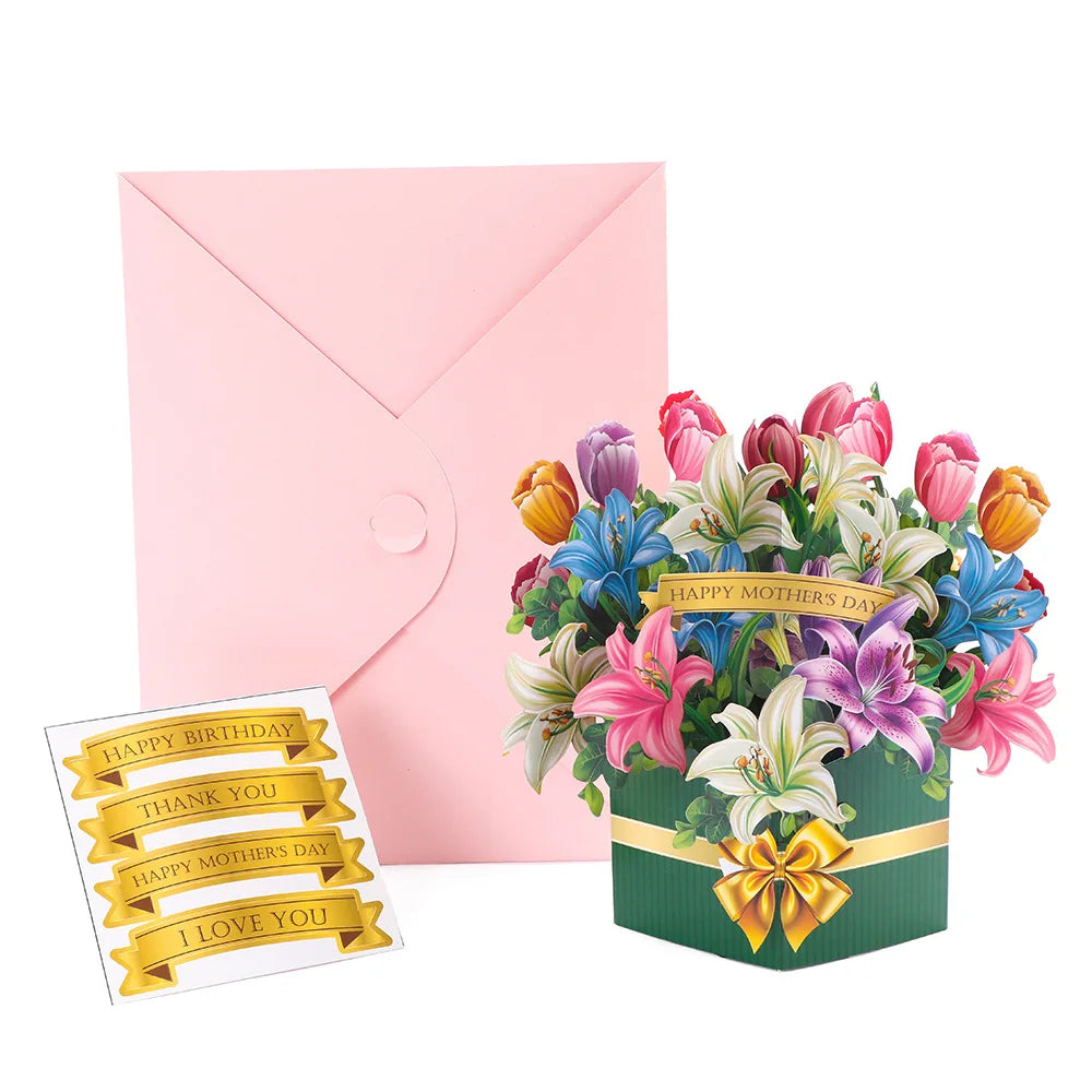 Flower Greeting Card for Mother's Day