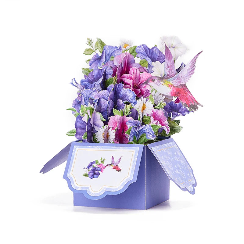 Butterflies Flower Pop Up Cards Mother's Day